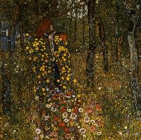 Klimt, Gustav - Farm Garden with Crucifix